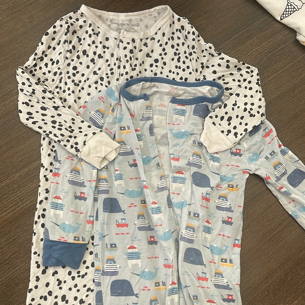 2 Sets Magnetic Me Pajama Onesie